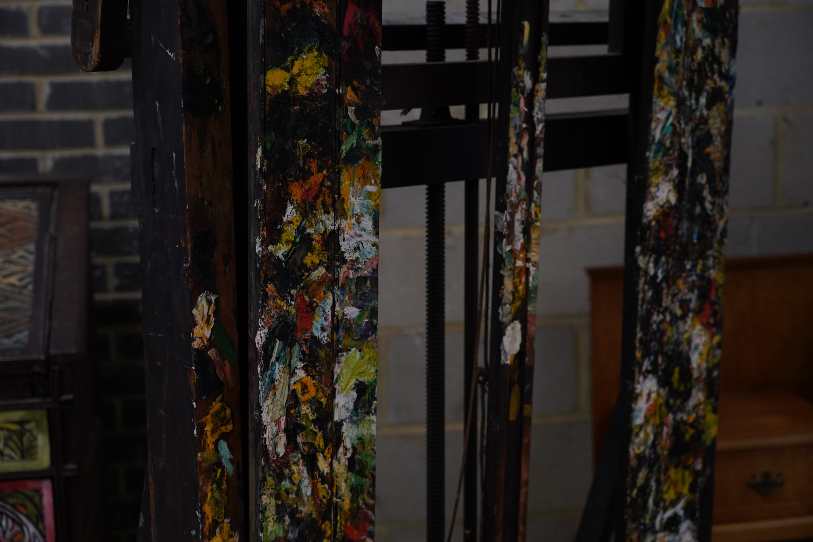 John Bratby (1928-1992): The artist's easel